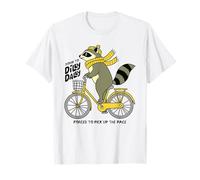 Divertido mapache nacido de Dilly Dally obligado a acelerar el ritmo Camiseta