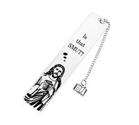 Divertido marcapáginas de regalo para hombres y mujeres, marcapáginas mirando a Jesús is That Smut, marcador de libros de Pascua, bautizo cristiano, San Valentín, cumpleaños, regalos de lectura