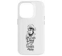Divertido Marinero Whisky Bebedor Doctor Pescador Carcasa para iPhone 14 Pro