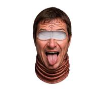 Divertido Máscara De Esquí De La Edad Realista Hombre Impresión Como | Cubrecara con cuello para mujer, jóvenes, entusiastas, snowboard, motociclismo, equitación, nieve
