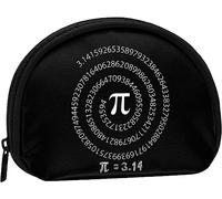 Divertido matemático Happy Pi Day Mujeres y niñas Lindo Monedero de Moda Bolsa de Cambio Bolsa Llavero
