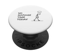 Divertido mecánico sin Garaje Time Today - Figura de Palo Triste PopSockets PopGrip Adhesivo