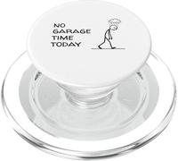 Divertido mecánico sin Garaje Time Today - Figura de Palo Triste PopSockets PopGrip para MagSafe