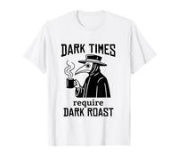 Divertido Médico Plaga Amante del Café Gótico Humor Os Camiseta