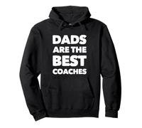 Divertido Mejor Papá Entrenador Deportes Amante Papás Entrenadores Atléticos Sudadera con Capucha
