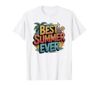 Divertido MEJOR VERANO DE LA HISTORIA Beach Besties Vacaciones Swim Trip 2025 Camiseta