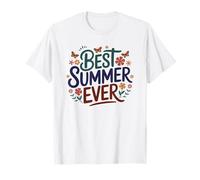 Divertido MEJOR VERANO DE LA HISTORIA Jardinería Campamento Vacaciones Nat Camiseta