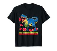 Divertido Melonsaurus Sandía Dinosaurio Verano Frutas Tropicales Camiseta