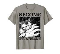 Divertido Meme de Gato Mordiendo la Mano Se Convierte en Camiseta