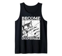 Divertido Meme de Gato Mordiendo la Mano Se Convierte en Camiseta sin Mangas