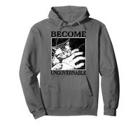 Divertido Meme de Gato Mordiendo la Mano Se Convierte en Sudadera con Capucha