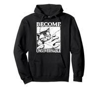 Divertido Meme de Gato Mordiendo la Mano Se Convierte en Sudadera con Capucha