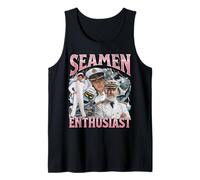Divertido meme de humor ofensivo para adultos de Seaman, gráfico pirateado del Y2K Camiseta sin Mangas