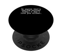 Divertido Meme de Humor sarcástico No me importan Tus Sentimientos PopSockets PopGrip Adhesivo