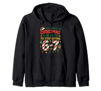 Divertido Meme de Six Seven 67 Todo lo Que Quiero para Navidad, Hermana Sudadera con Capucha