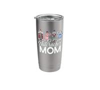 Divertido meme navideño para padres de NUTCRACKER MOM Vaso térmico de acero inoxidable de doble pared
