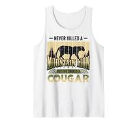 Divertido meme "Nunca maté a un león de montaña pero ahogué Camiseta sin Mangas