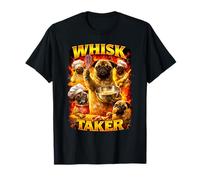 Divertido Meme Pirata de Cocina de Whisk Taker Baking Pug Dog Chef Camiseta