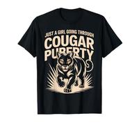Divertido Menopausia Perimenopausia Cougar Pubertad 50 Cumpleaños Camiseta
