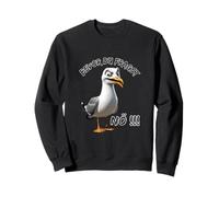 Divertido mensaje con gaviota antes de preguntar nö!!!-Lustiges Sudadera