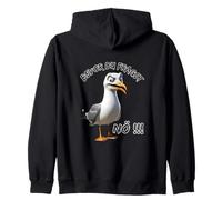 Divertido mensaje con gaviota antes de preguntar nö!!!-Lustiges Sudadera con Capucha