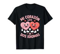 Divertido Mi Corazón Lindo Corazones Tomados De La Mano Diciendo Camiseta