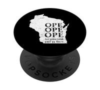 Divertido Midwest Ope Wisconsin Open Just Gonna Sneak Past Ya PopSockets PopGrip Adhesivo
