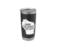 Divertido Midwest Ope Wisconsin Open Just Gonna Sneak Past Ya Vaso térmico de acero inoxidable de doble pared
