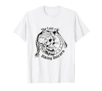 Divertido mítico último vikingo unicornio cráneo hacha nórdica mitología Camiseta