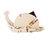 Divertido modelo de caracol eléctrico de madera amigable para enseñanza de física educativa y proyectos de manualidades para estudiantes, modelo educativo para niños