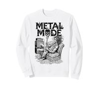 Divertido Modo Heavy Metal Guitarrista Guitarrista Guitarrista Sudadera