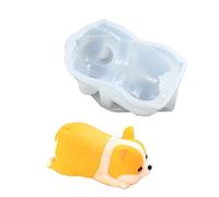 Divertido molde de silicona para pudín de animales para fondant para chocolate y hornear, perfecto para hornear y hornear amantes del pudín de animales