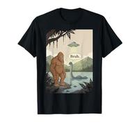 Divertido Monstruo alienígena de Bigfoot Sasquatch Loch Ness Camiseta