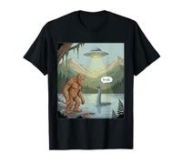 Divertido Monstruo alienígena de Bigfoot Sasquatch Loch Ness Camiseta