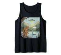 Divertido Monstruo alienígena de Bigfoot Sasquatch Loch Ness Camiseta sin Mangas