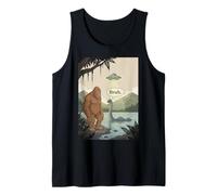 Divertido Monstruo alienígena de Bigfoot Sasquatch Loch Ness Camiseta sin Mangas
