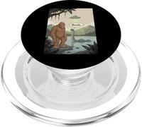 Divertido Monstruo alienígena de Bigfoot Sasquatch Loch Ness PopSockets PopGrip para MagSafe