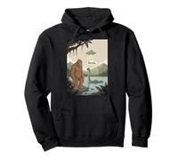 Divertido Monstruo alienígena de Bigfoot Sasquatch Loch Ness Sudadera con Capucha