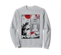 Divertido Monstruo Japonés Kaiju Japón Amante Puesta del S Sudadera
