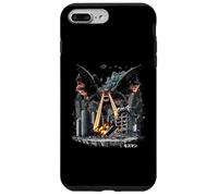 Divertido Mothman Criptozoología Criptíd Kaiju Monstruo Japonés Carcasa para iPhone 7 Plus/8 Plus