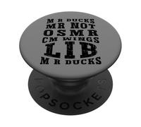 Divertido Mr Ducks Mr Not CM Wings Duck Lover Aves acuáticas PopSockets PopGrip Adhesivo
