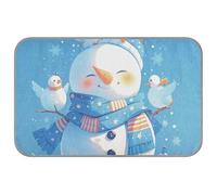 Divertido muñeco de nieve de dibujos animados para el 4 de julio, Día de la Independencia, cama de verano para mascotas, cama de refrigeración para mascotas, cama para perro al aire libre, para conejo