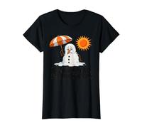 Divertido Muñeco De Nieve Derretimiento Depresión Estacional Verano Sarcástico Camiseta gráfica económica, Mujer, Negro, M