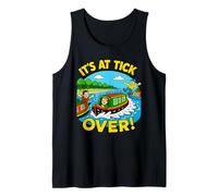 Divertido Narrowboat Broma Canal Barcaza Vacaciones en vivo a bordo Camiseta sin Mangas