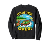 Divertido Narrowboat Broma Canal Barcaza Vacaciones en vivo a bordo Sudadera