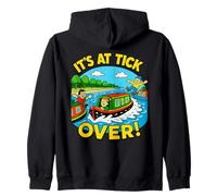Divertido Narrowboat Broma Canal Barcaza Vacaciones en vivo a bordo Sudadera con Capucha