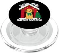 Divertido Navidad sarcástico Travieso ladrido los Perros Harold cantan PopSockets PopGrip para MagSafe