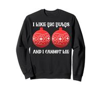 Divertido Navidad sarcástico Travieso me Gustan los bulbos Grandes papá mamá Sudadera