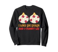 Divertido Navidad sarcástico Travieso me Gustan los bulbos Grandes papá mamá Sudadera