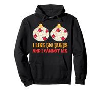 Divertido Navidad sarcástico Travieso me Gustan los bulbos Grandes papá mamá Sudadera con Capucha